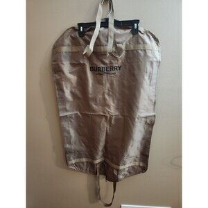 Burberry Nylon Full Zip Clothing Garment Bag in Khaki 40" x 23" Travel